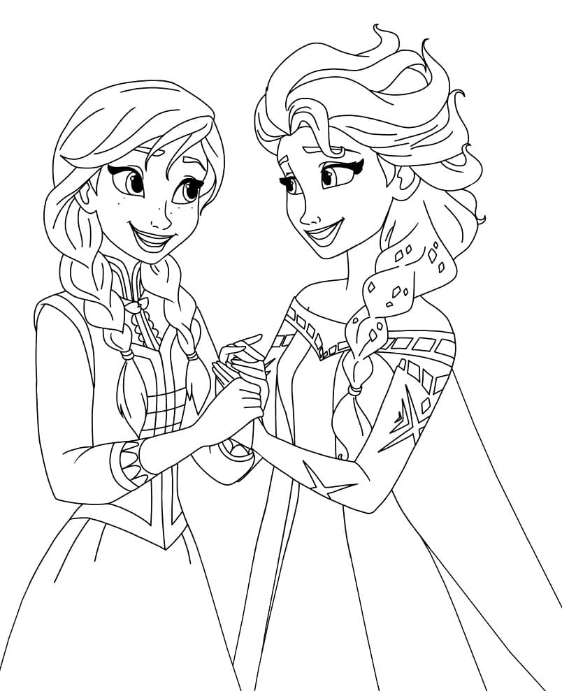 ζωγραφική Έλσα & Άννα