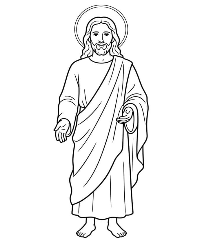 ζωγραφική Ευλογημένος Ιησούς