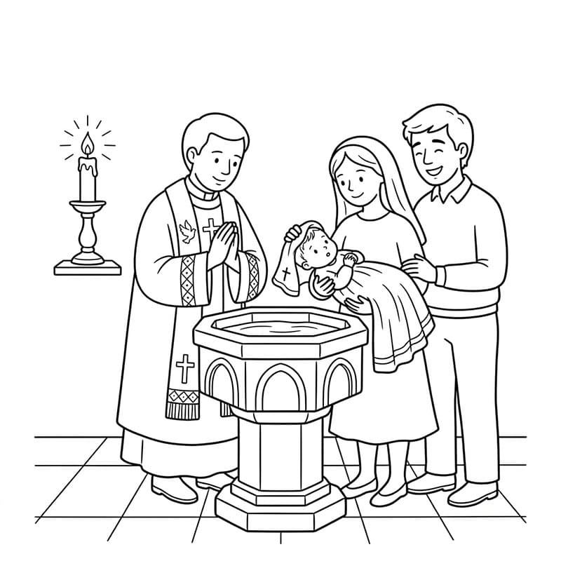 ζωγραφική Φωτεινό Βάπτισμα Αγγέλων