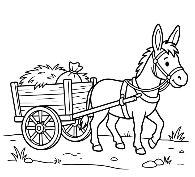 ζωγραφική Γάιδαρος καταπληκτικός