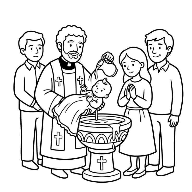 ζωγραφική Γιορτινό Βάπτισμα Κοινότητας