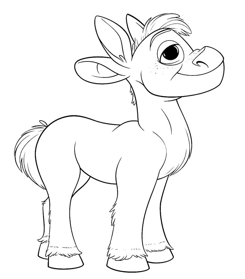 ζωγραφική Γλυκό γαϊδουράκι