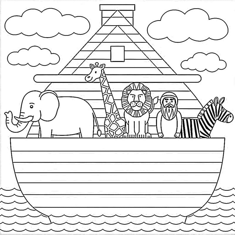 ζωγραφική Η Κιβωτός του Νώε είναι εύκολη