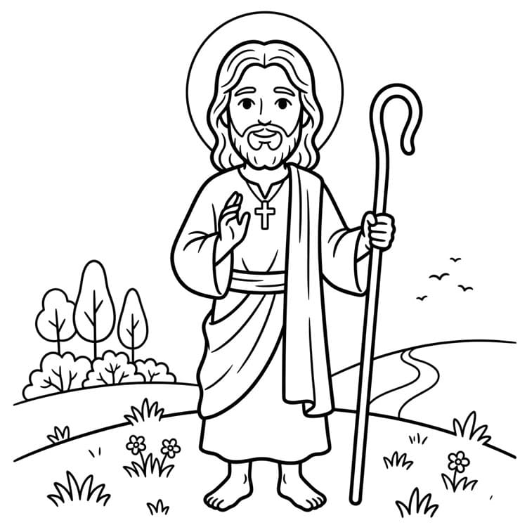 ζωγραφική Ιησούς εκτυπώσιμος