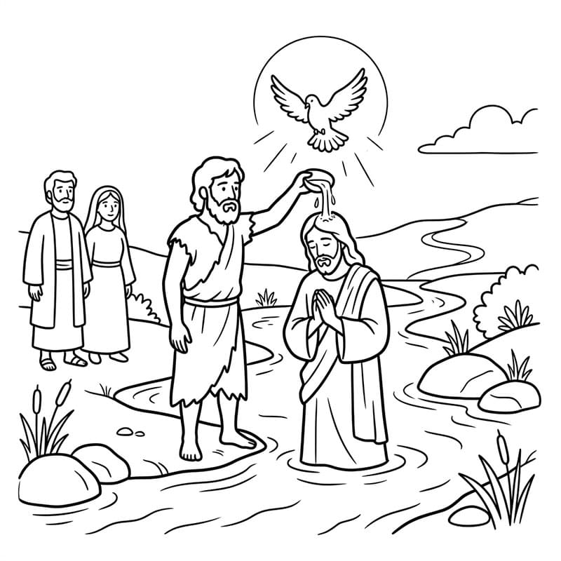 ζωγραφική Καθαρό Βάπτισμα Πνεύματος