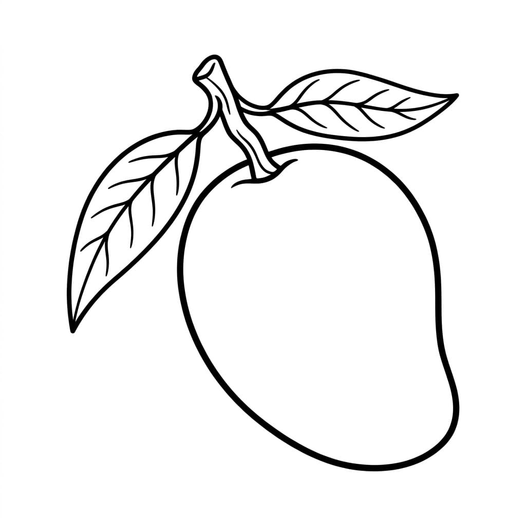 ζωγραφική Μάνγκο Μακρύ Φύλλο