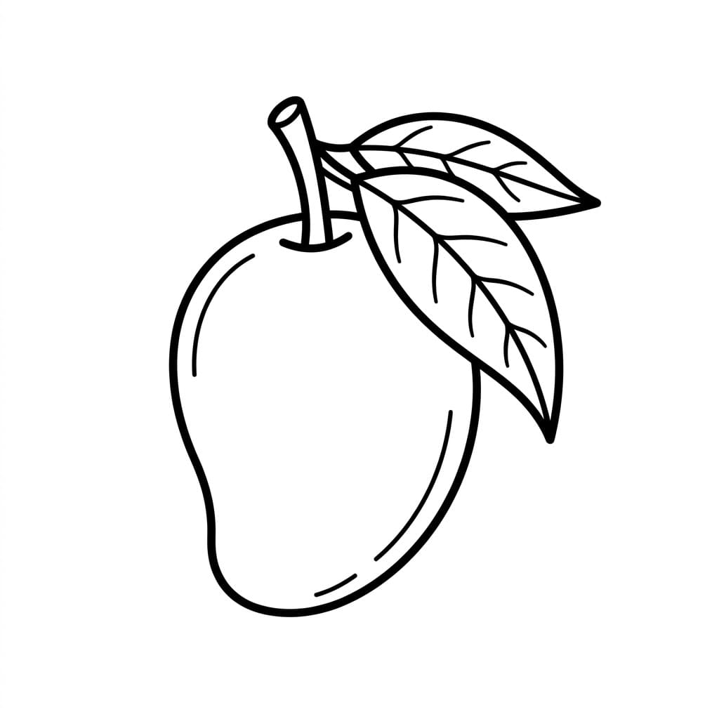 ζωγραφική Μάνγκο Μεγάλο Φύλλο