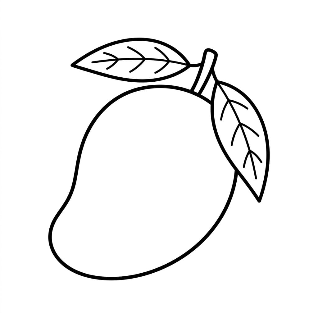 ζωγραφική Μάνγκο Μονό Φύλλο