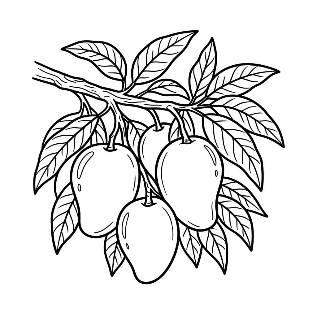 ζωγραφική Μάνγκο Στο Δέντρο