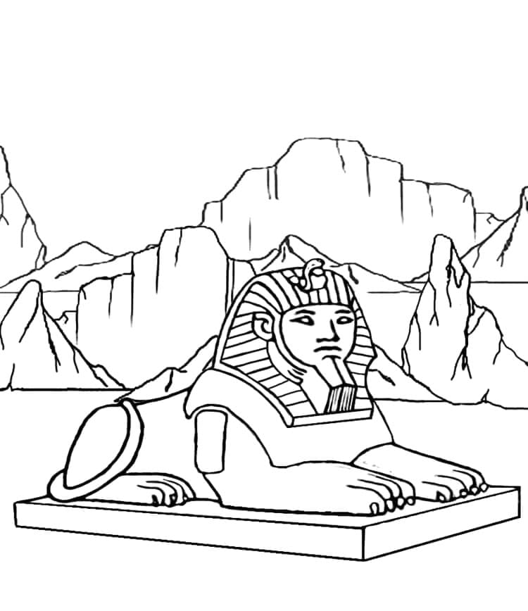 ζωγραφική Μεγάλη Σφίγγα της Γκίζας