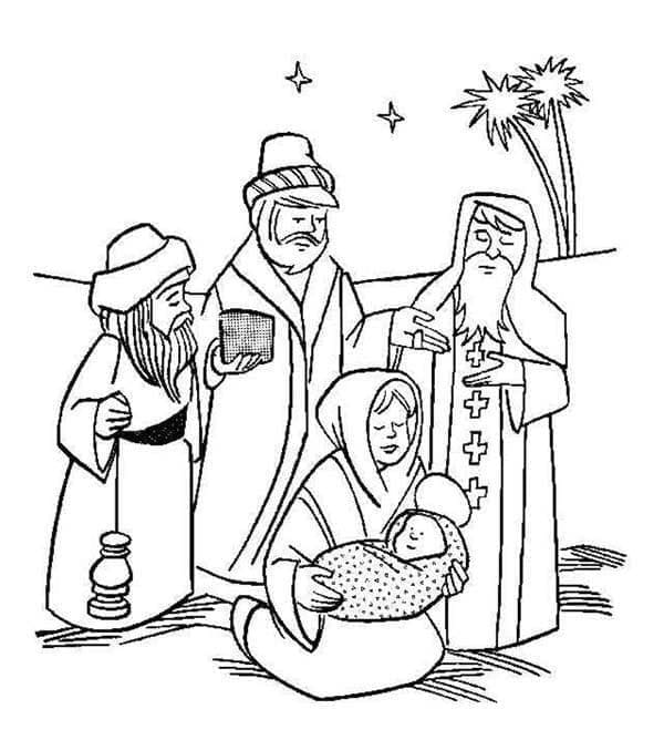 ζωγραφική Μωρό Ιησού δωρεάν