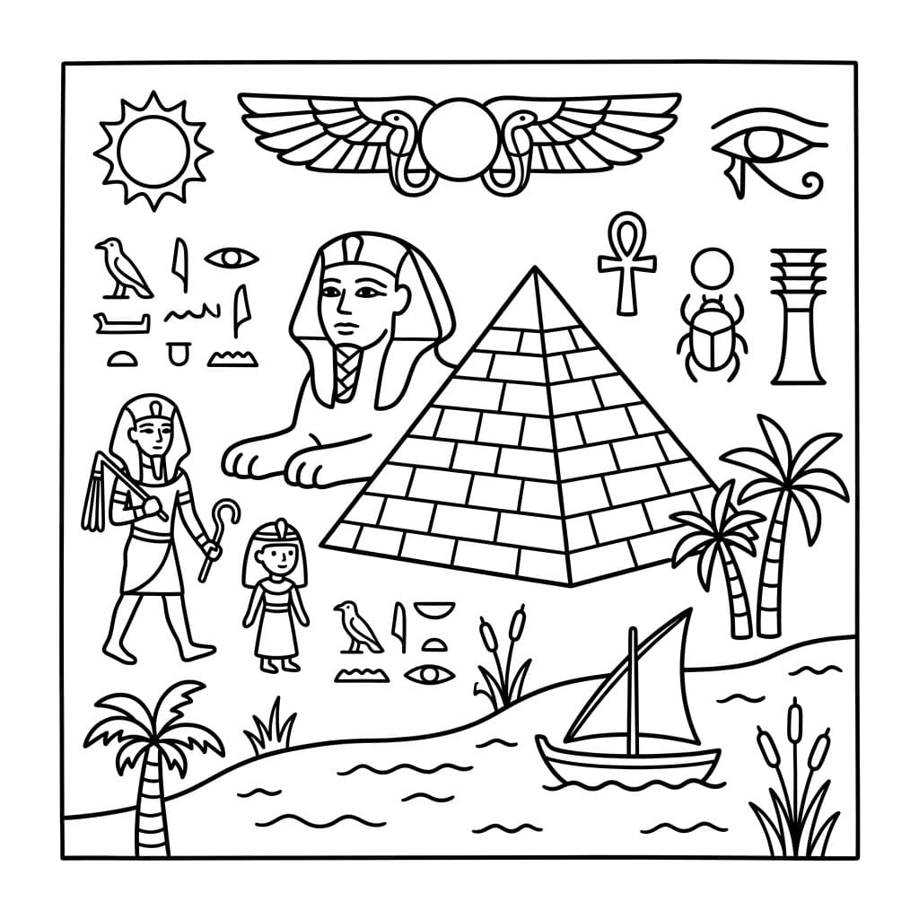 ζωγραφική Μυστήριο της Πυραμίδας