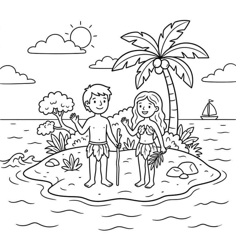 ζωγραφική Νησί της Αθωότητας