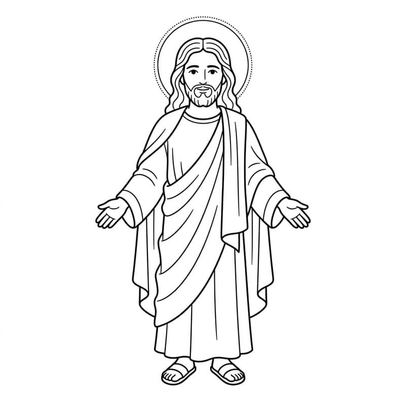 ζωγραφική Ο Ιησούς ευλογεί