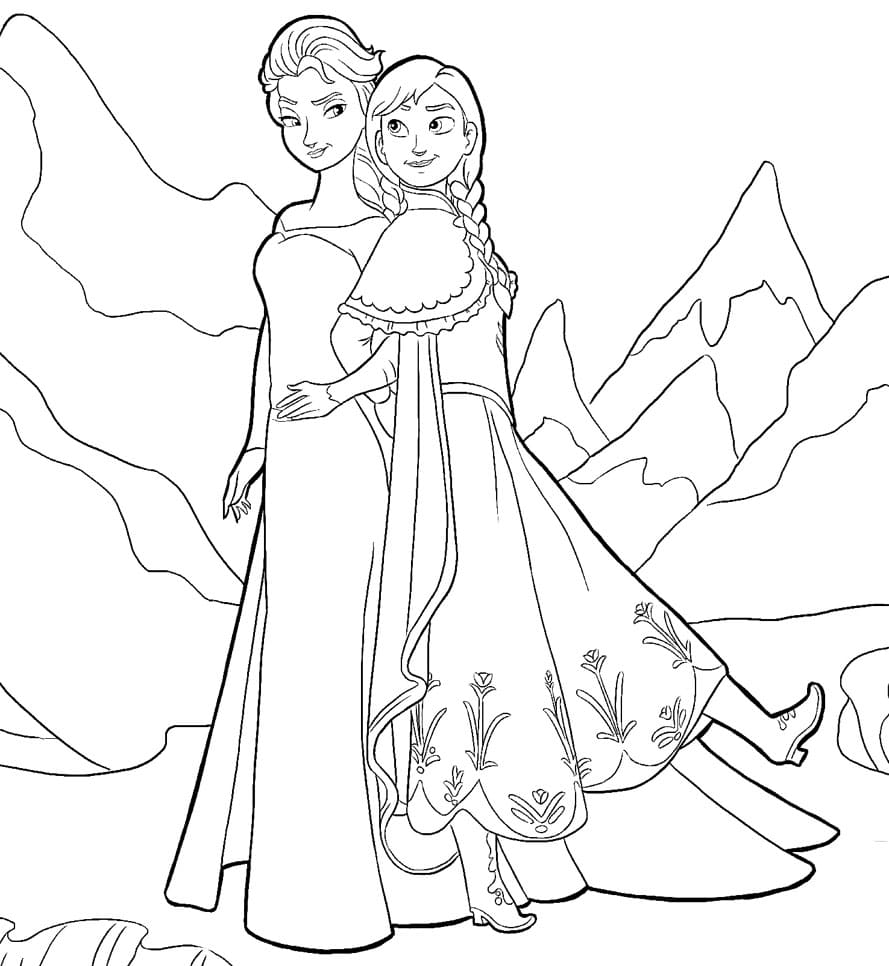 ζωγραφική Όμορφη Έλσα, Άννα