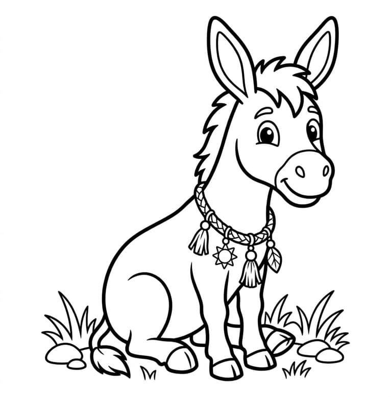 ζωγραφική Όμορφο Γαϊδούρι