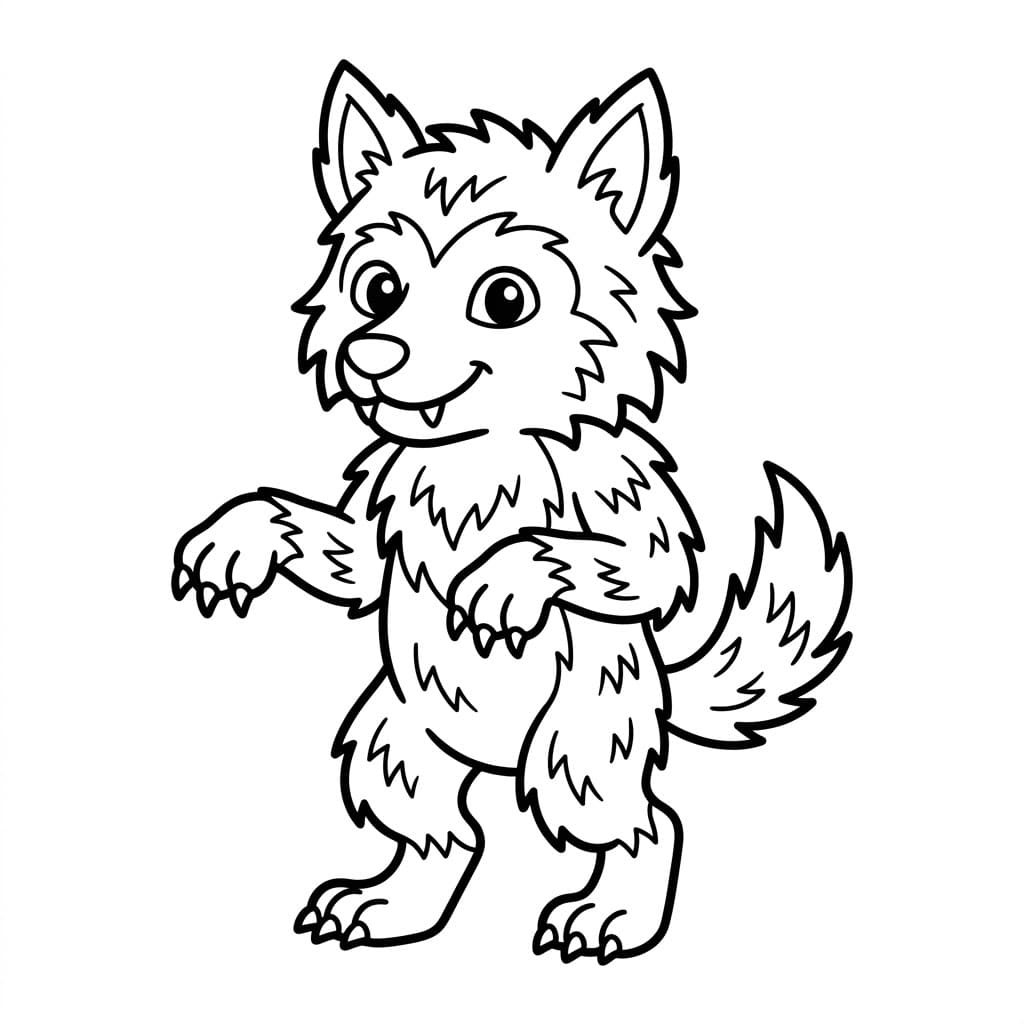 ζωγραφική Παιχνιδιάρης Λυκάνθρωπος