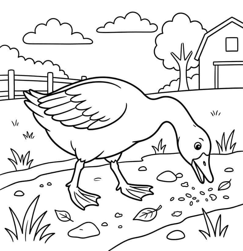 ζωγραφική Πεινασμένη Χήνα