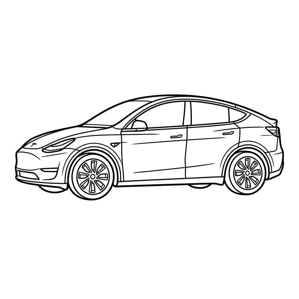 ζωγραφική Πλαϊνό προφίλ Τέσλα