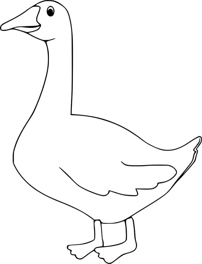 ζωγραφική Πολύ απλή χήνα