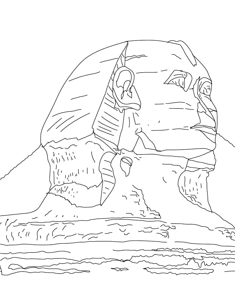 ζωγραφική Σφίγγα της Γκίζας