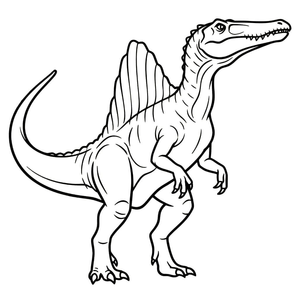 ζωγραφική Σπινοσαύρος