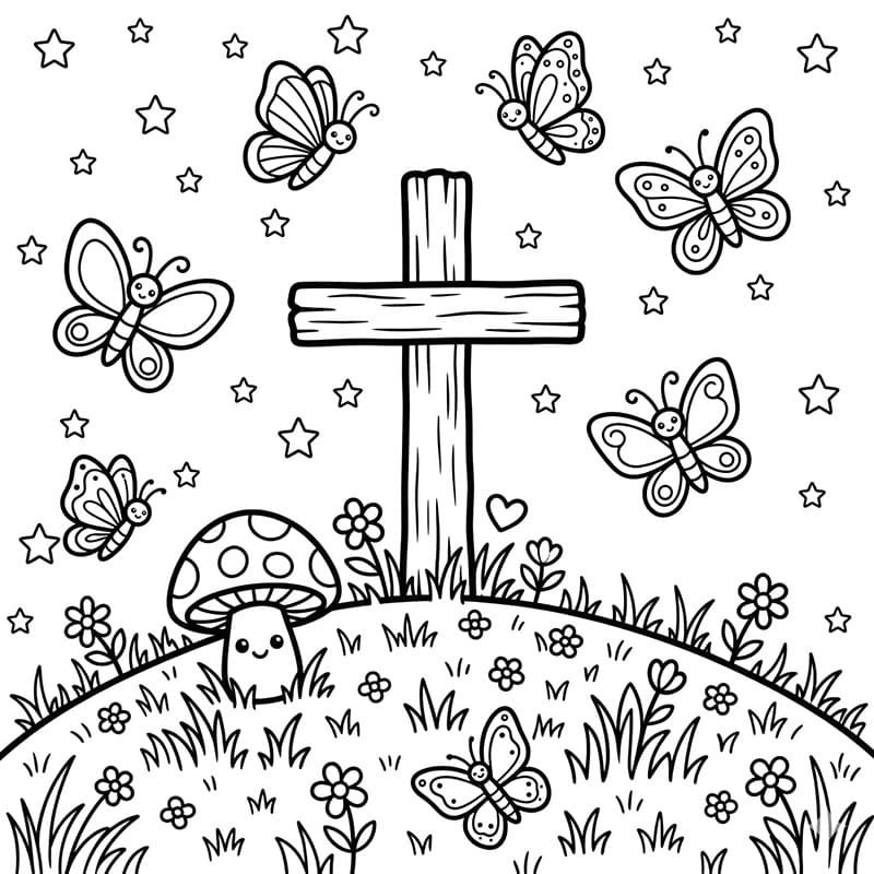 ζωγραφική Σταυρός της Φύσης