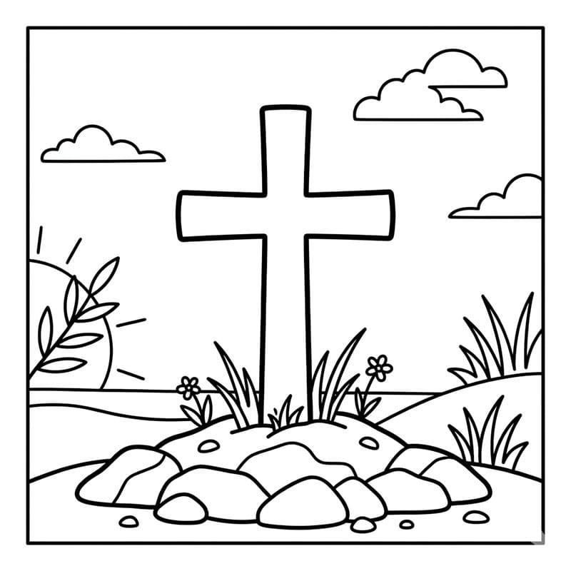 ζωγραφική Σταυρός της Γαλήνης