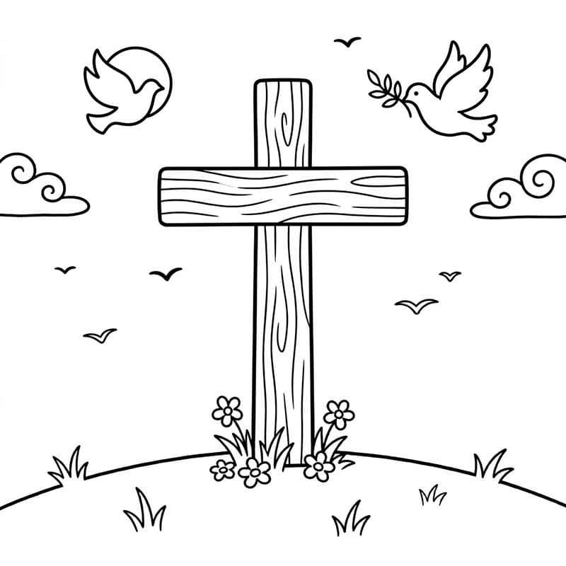 ζωγραφική Σταυρός των Περιστεριών