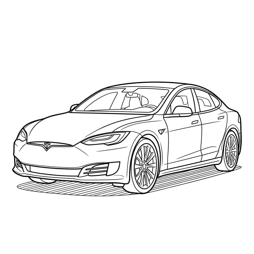 ζωγραφική Σύγχρονη πολυτέλεια Τέσλα