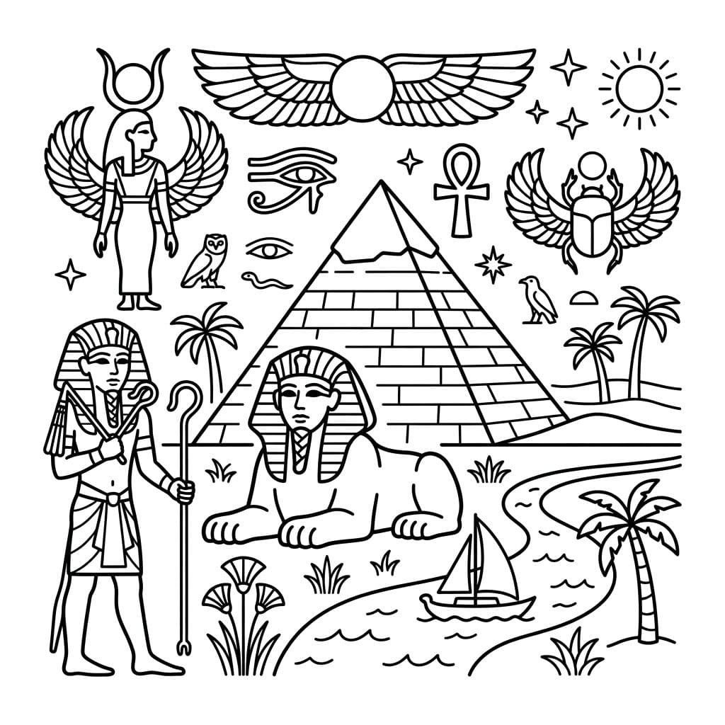 ζωγραφική Τελετές των Αρχαίων Θεών