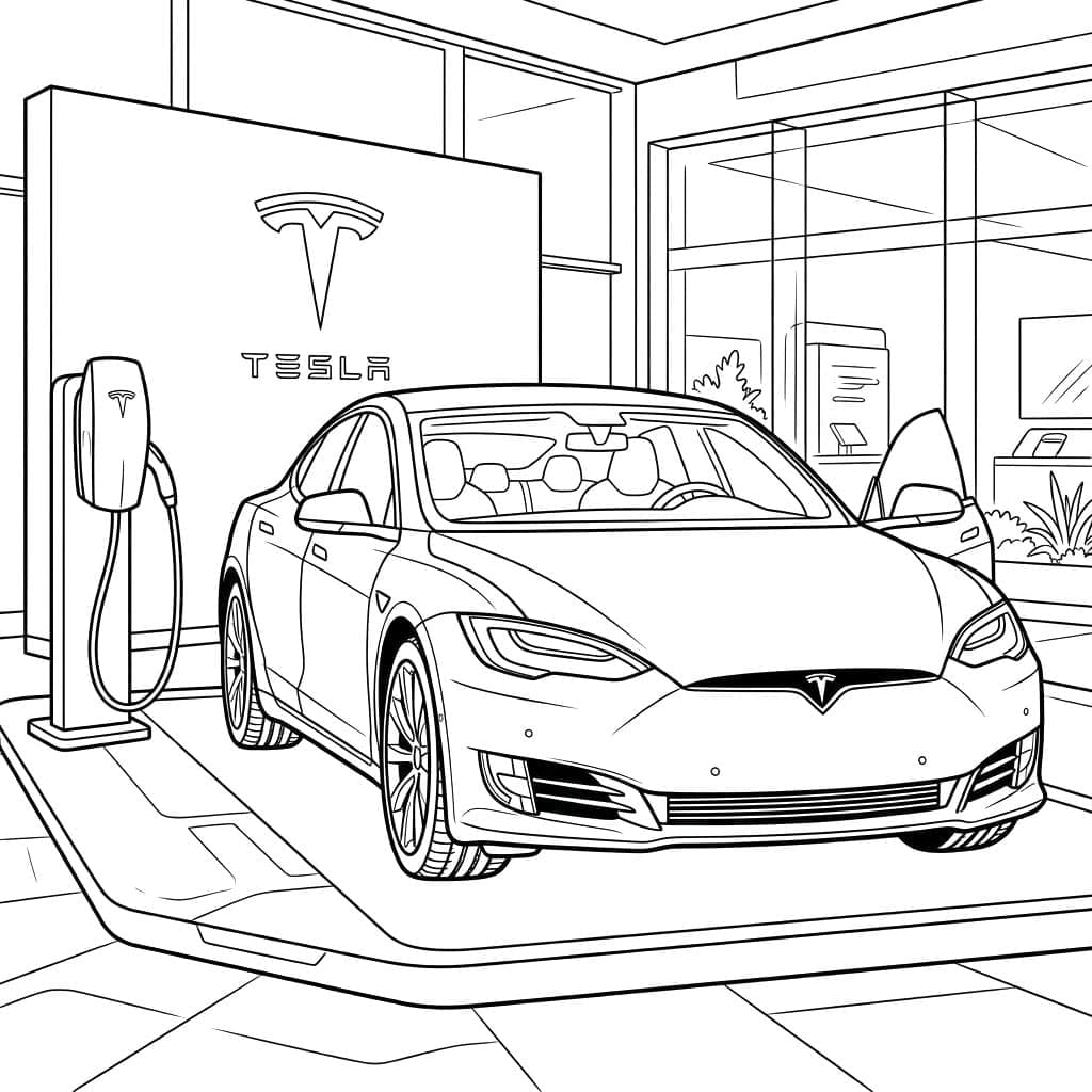 ζωγραφική Τέσλα στην Έκθεση