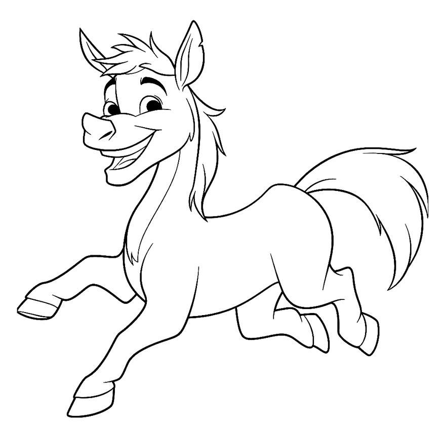 ζωγραφική Τρέχοντας γάιδαρος