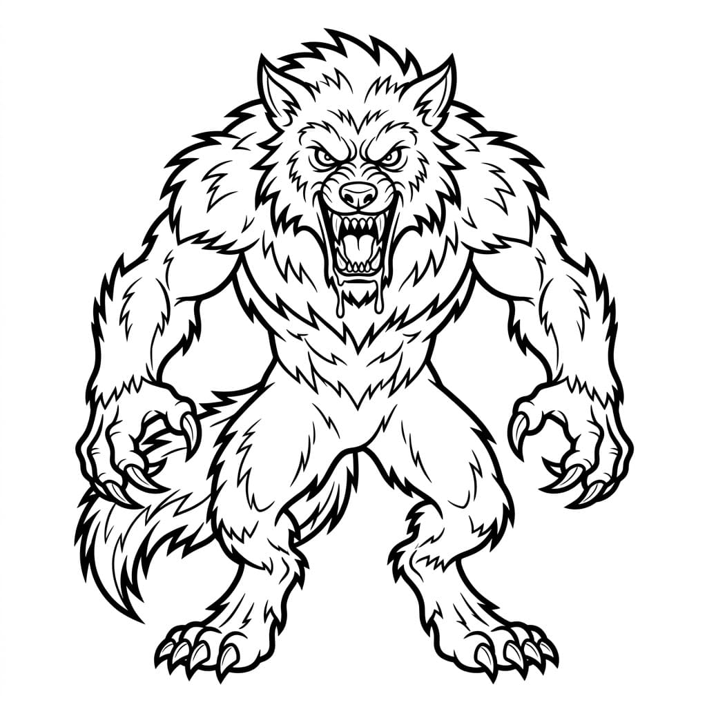 ζωγραφιεσ Λυκάνθρωπος