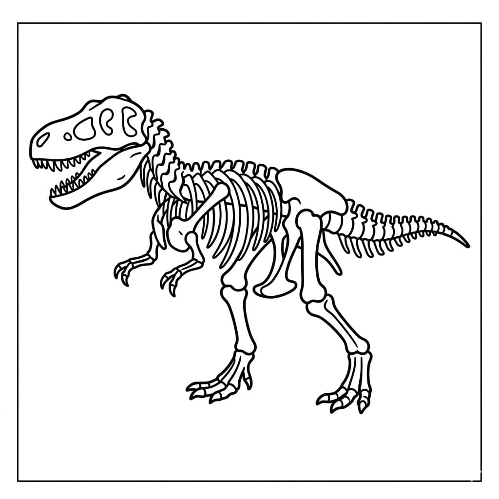 ζωγραφική Τυραννόσαυρος ρεξ Άγρυφος