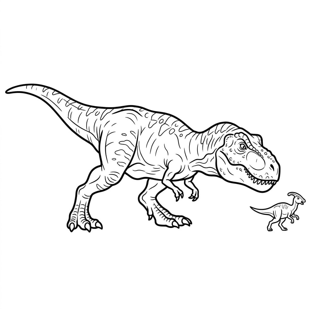 ζωγραφική Τυραννόσαυρος ρεξ Δυναμικός