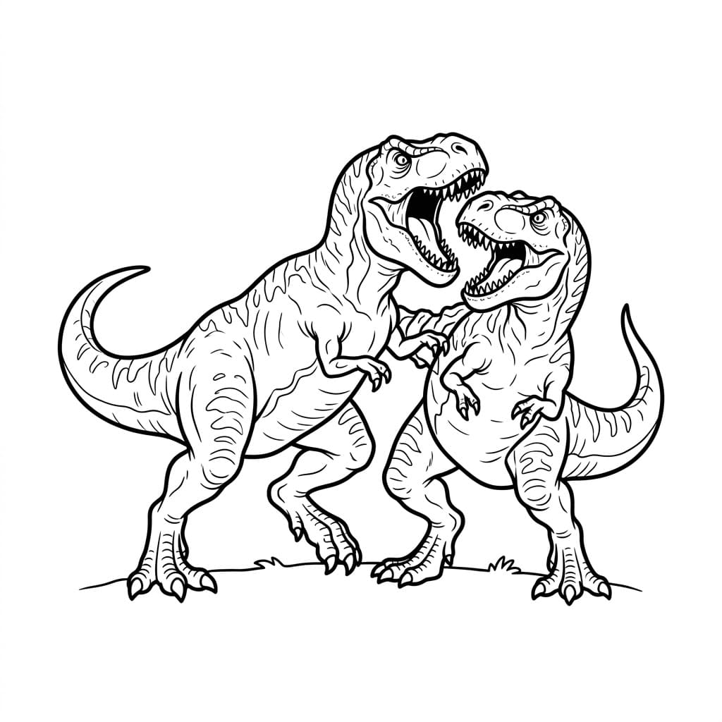 ζωγραφική Τυραννόσαυρος ρεξ Δυνατός
