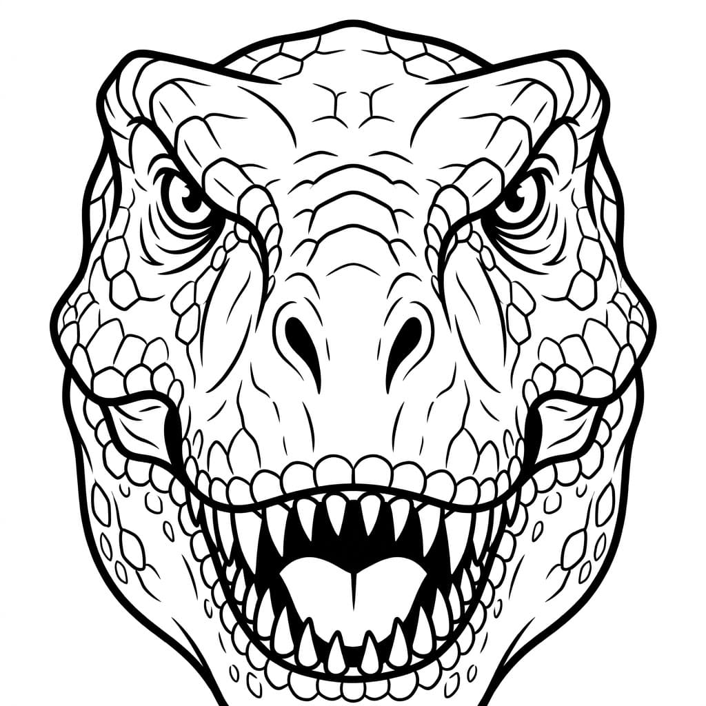 ζωγραφική Τυραννόσαυρος ρεξ Επιβλητικός