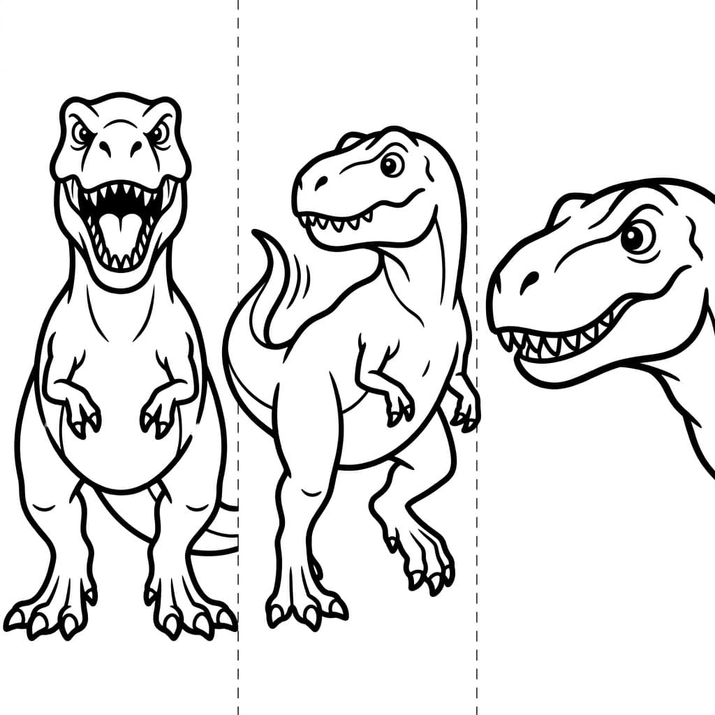 ζωγραφική Τυραννόσαυρος ρεξ Φιλικός