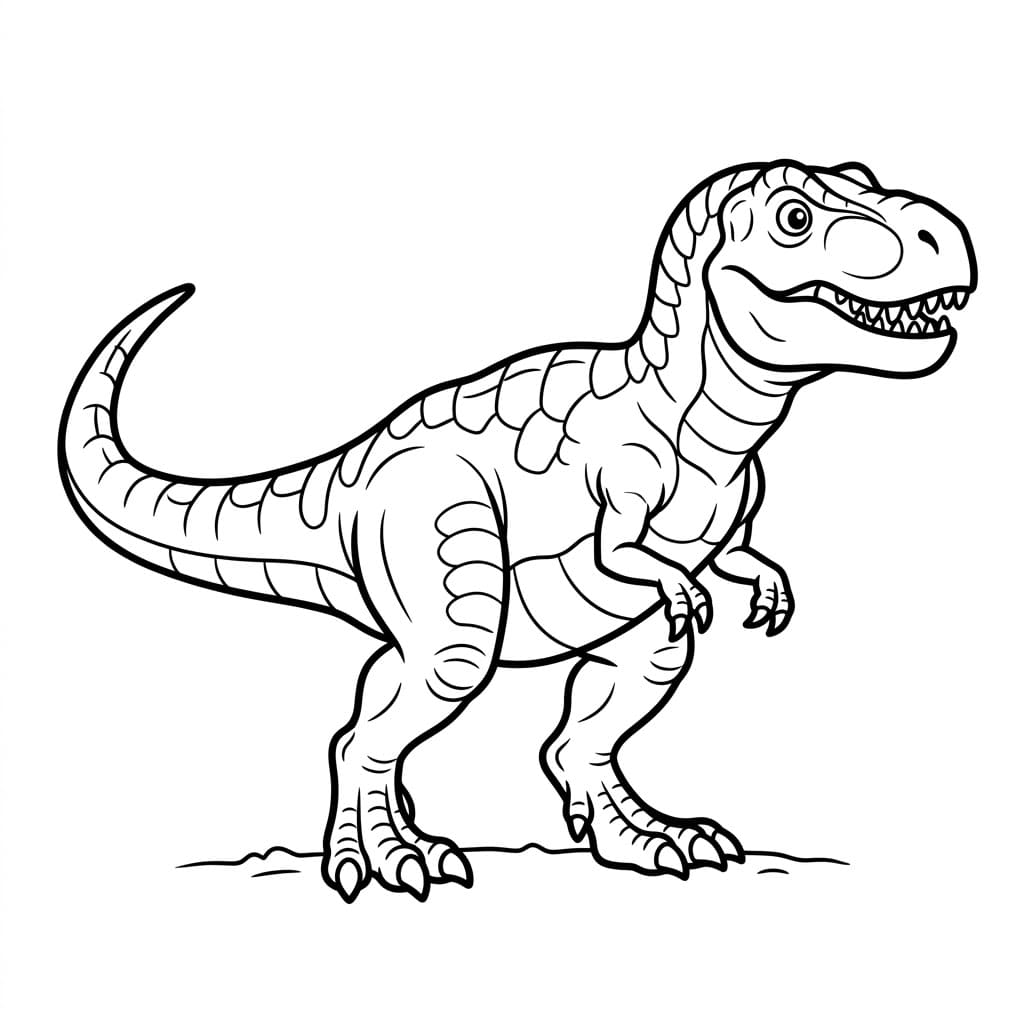 ζωγραφική Τυραννόσαυρος ρεξ Γρήγορος