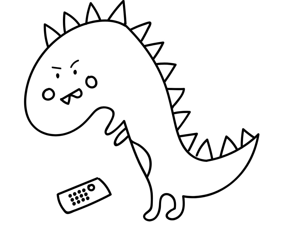 ζωγραφική Τυραννόσαυρος Ρεξ με τηλεχειριστήριο