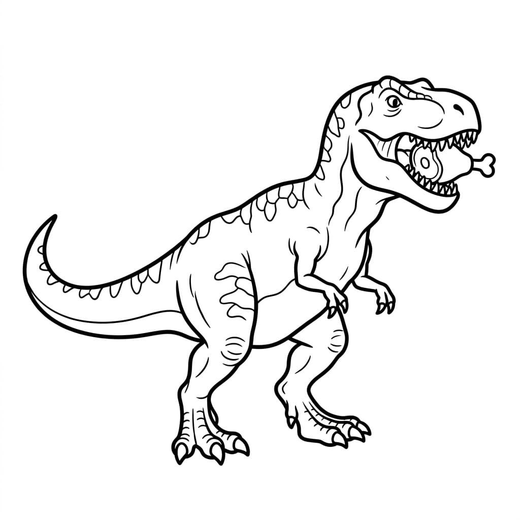 ζωγραφική Τυραννόσαυρος ρεξ Μεγάλος