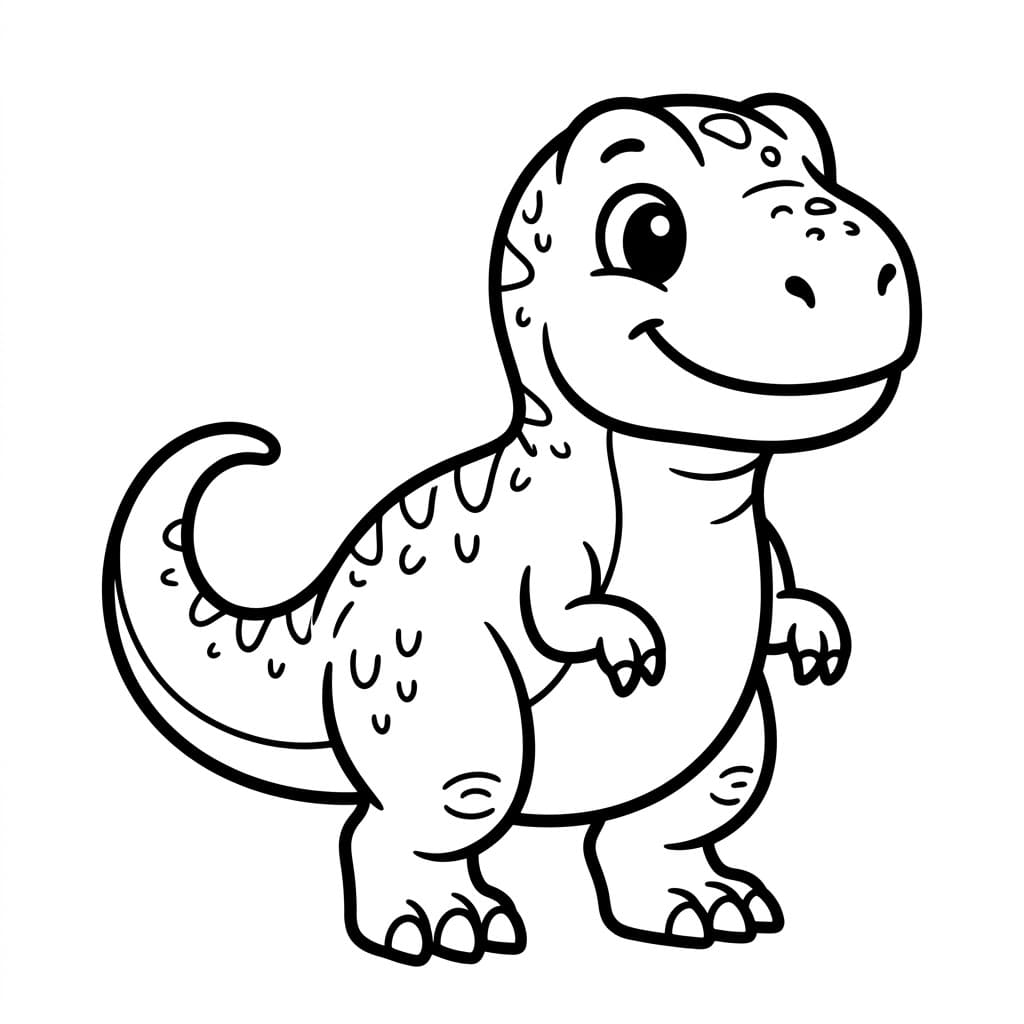 ζωγραφική Τυραννόσαυρος ρεξ Μικρός