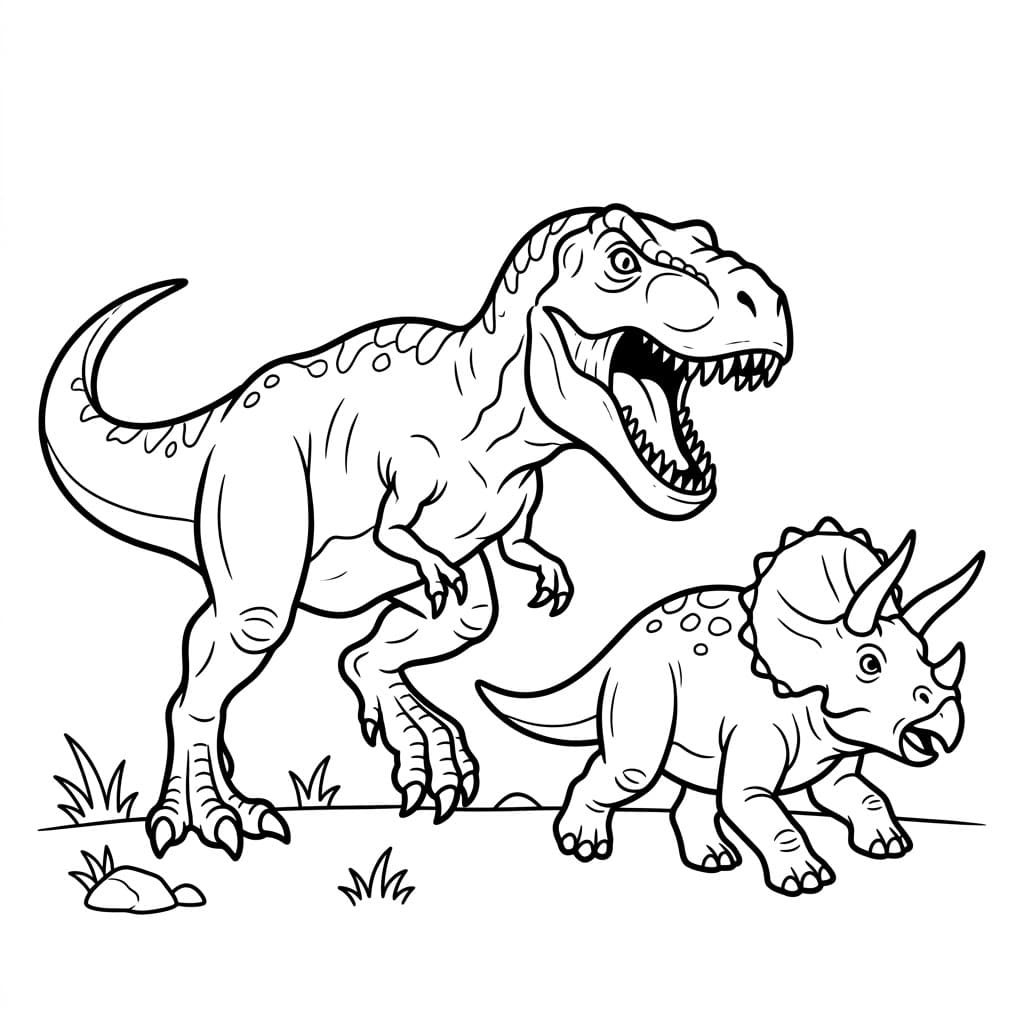 ζωγραφική Τυραννόσαυρος ρεξ Περιπετειώδης