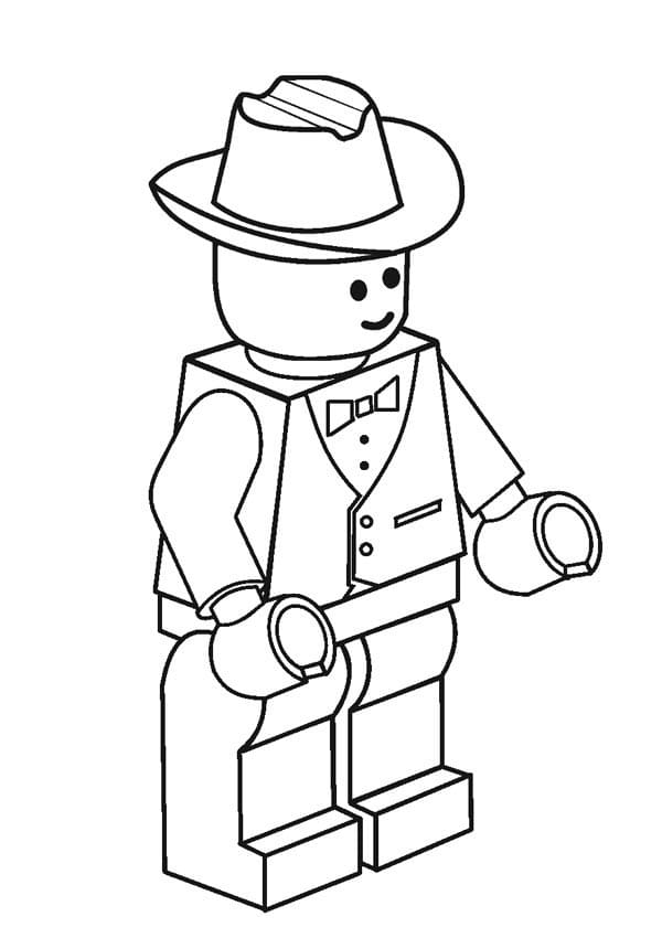 ζωγραφική Lego καουμπόι Δωρεάν