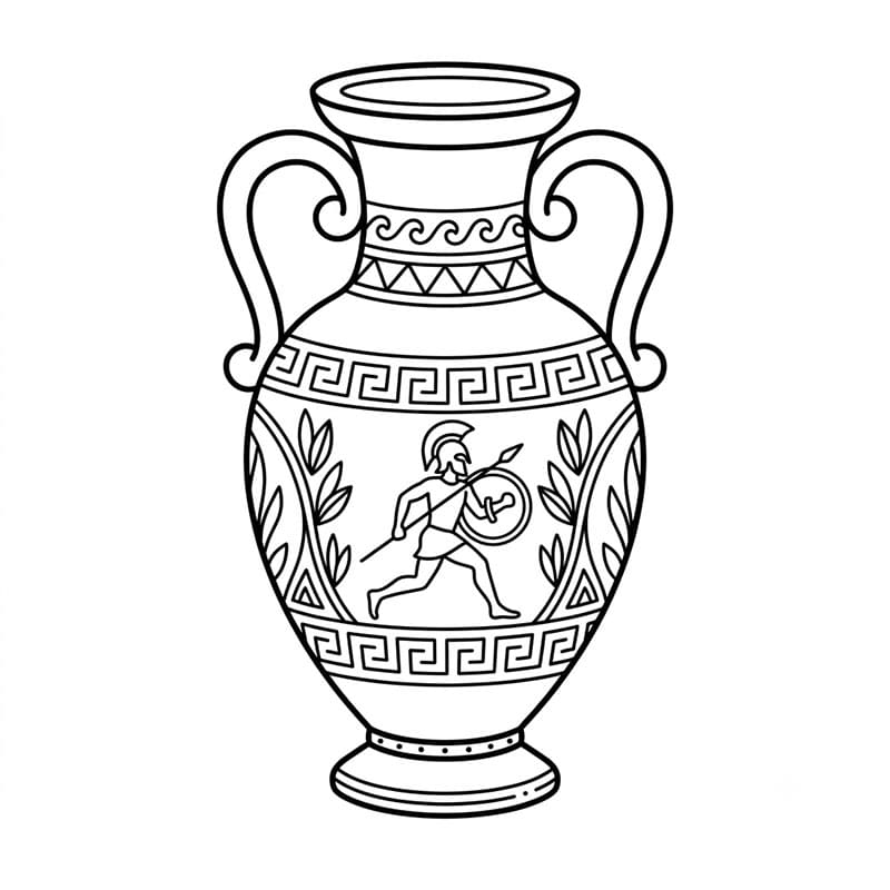 ζωγραφική Αμφορέας με Ήρωα