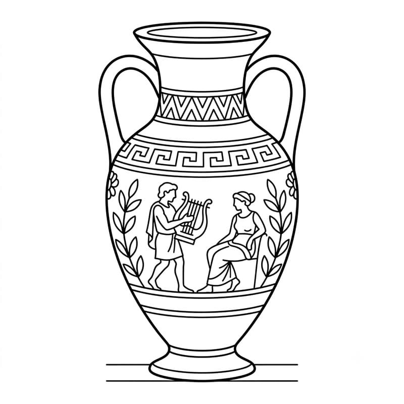 ζωγραφική Αμφορέας με Μυθολογία